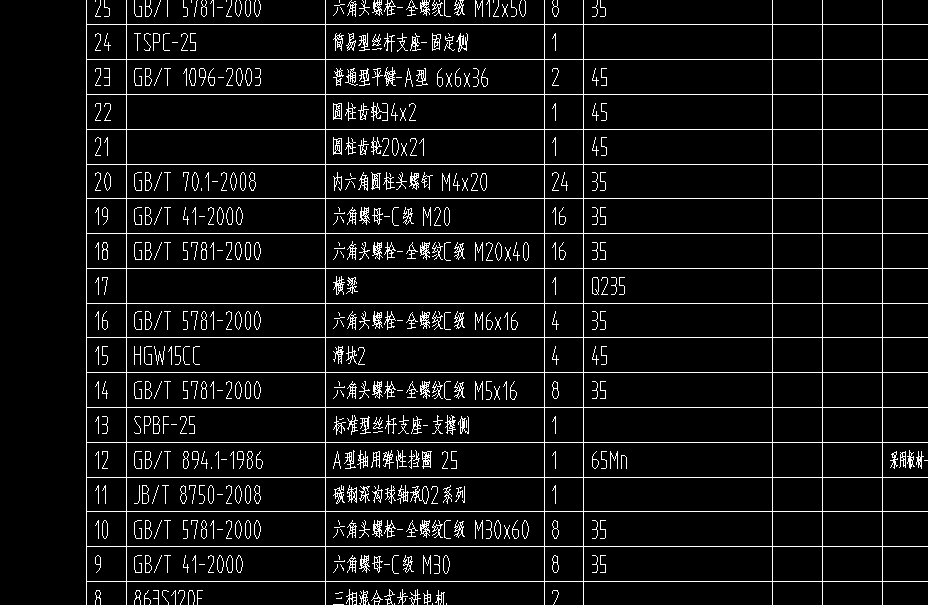 龙门桁架模型CAD