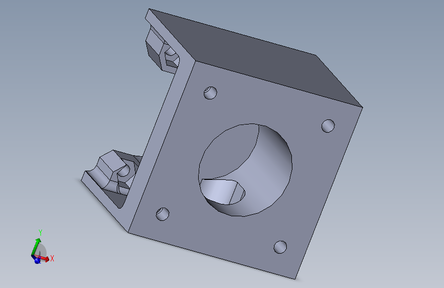 步进电机支架 - Stepper motor mount