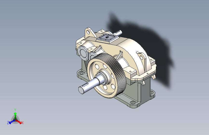 减速器+降低者+减速器+电动机减速器+变速箱+SolidWorks