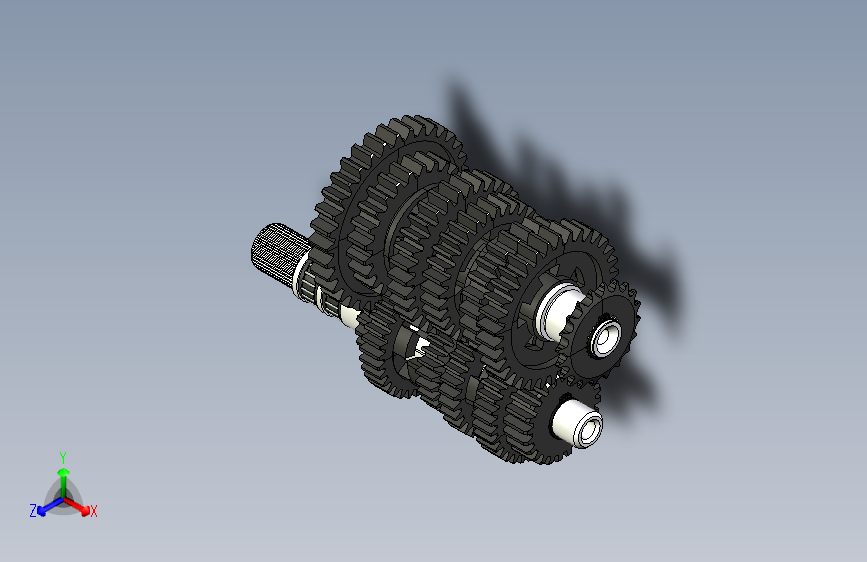 经典125变速器6速部件