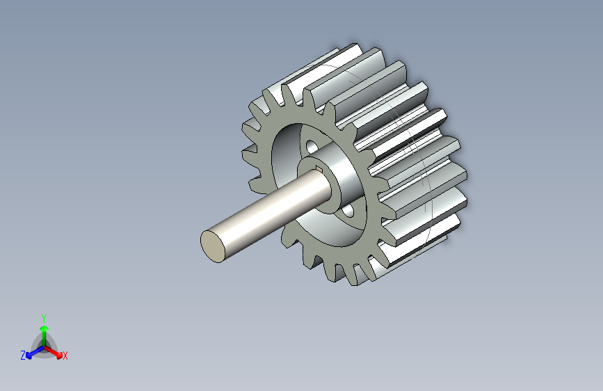 轮毂齿轮-+Solidworks