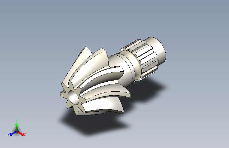 螺旋锥齿轮+(125)