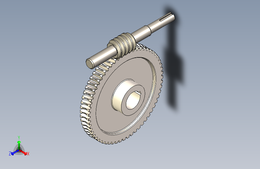 蜗轮+-+运动模拟