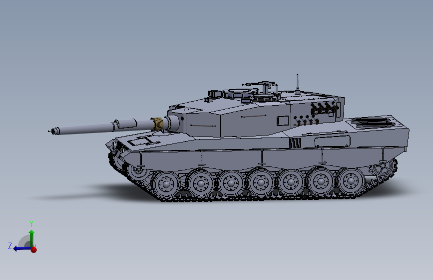 豹2A4坦克