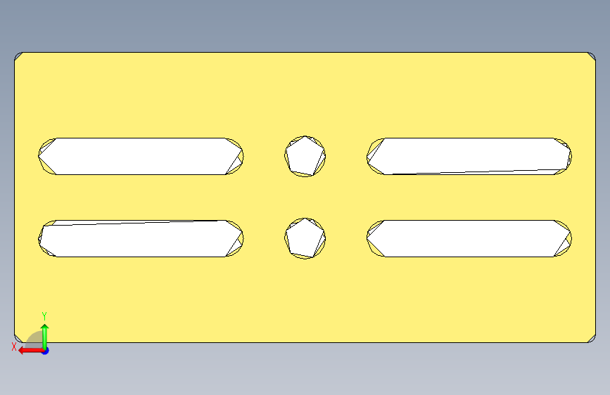 MOSFET组件- CSP-6(1.8x3.5) - N沟道。 背面视图