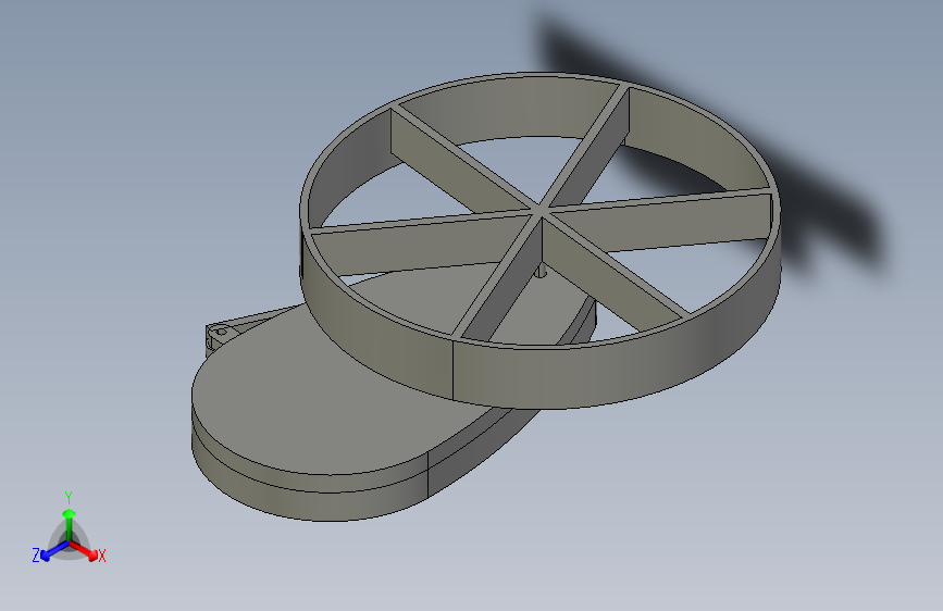 项目+_+SolidWorks中的便携式手持风扇