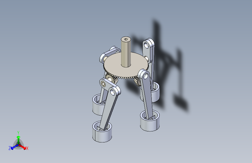 项目+_+在Solidworks中进行的概念轴向发动机设计