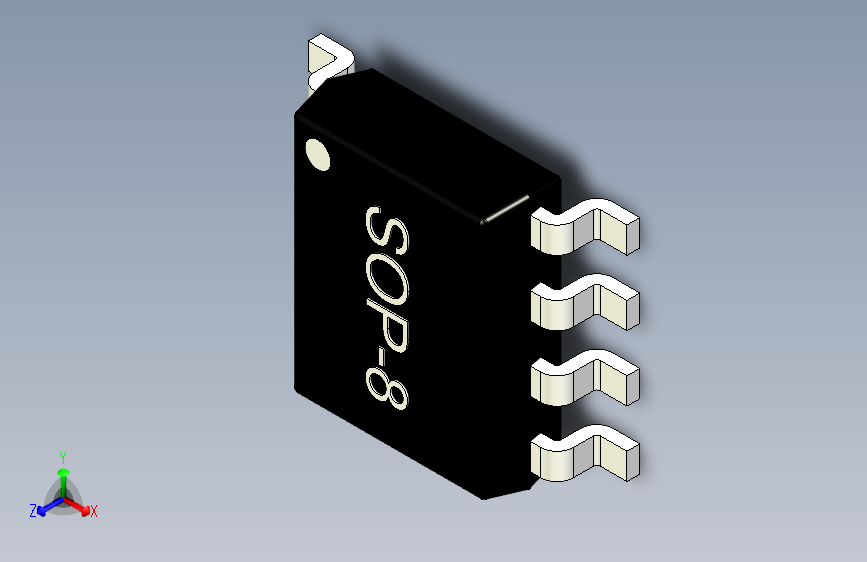 具有高隔离性的SOP-8封装。
