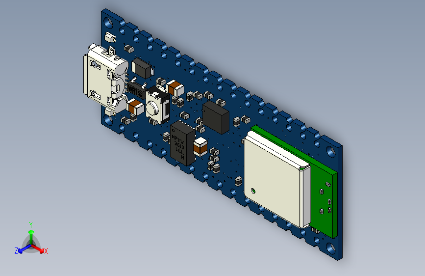 蓝牙连接的Nano 33 BLE。
