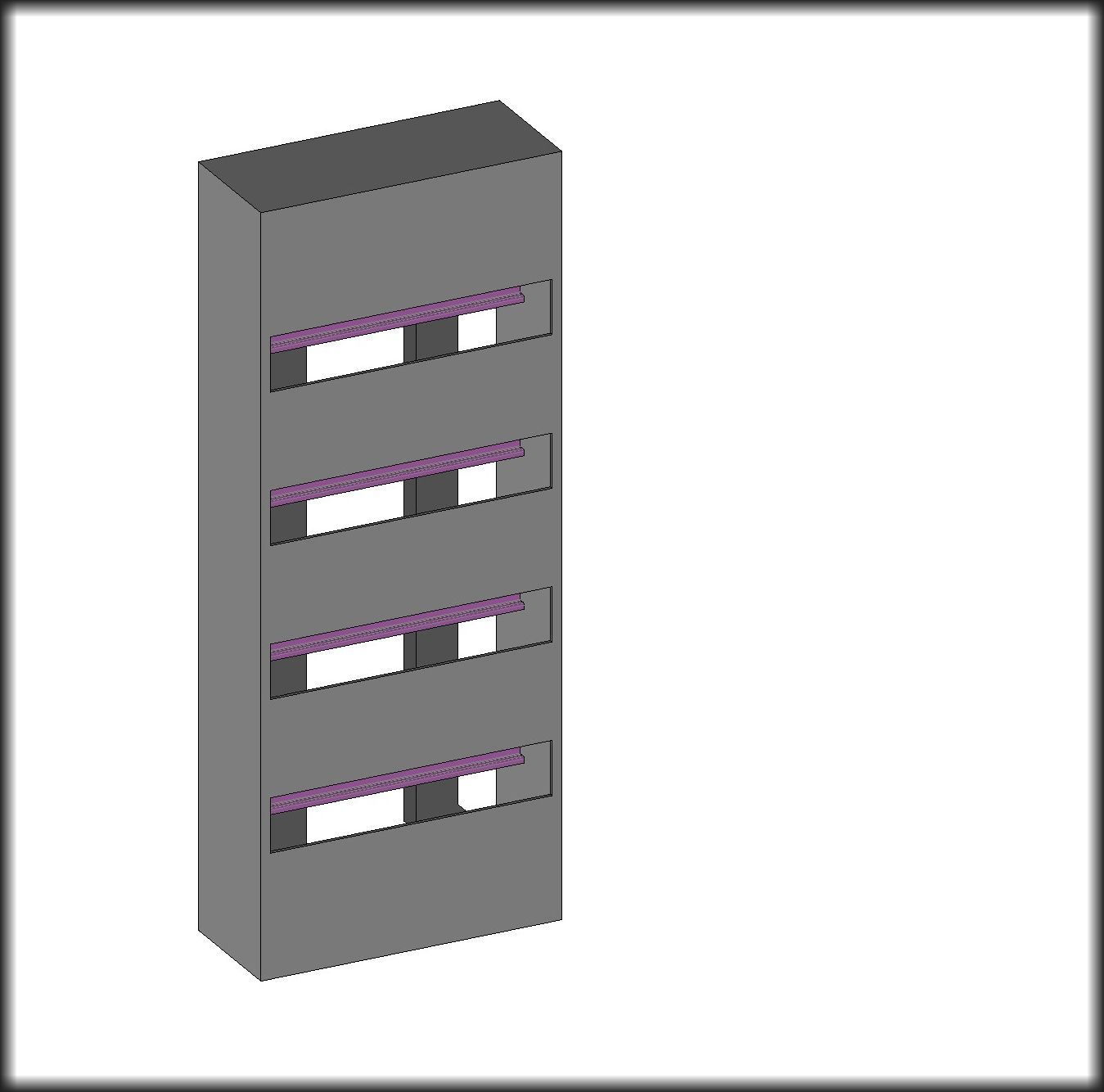 配送板 230V. 250 mm