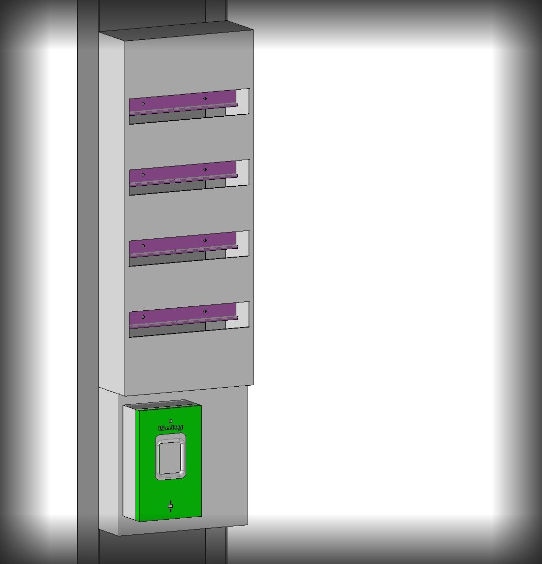 配送板 230V. 250 mm