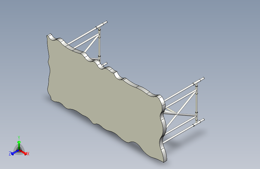 站立式桌子工业设计3D可打印