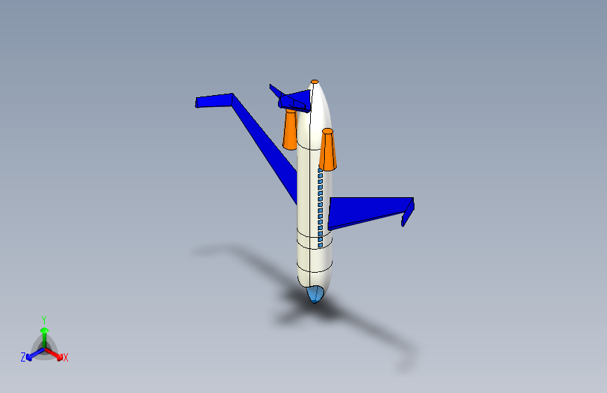 CATIA V5曲面建模中的飞机模型