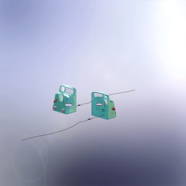 GMD F7 火车，装饰艺术灯