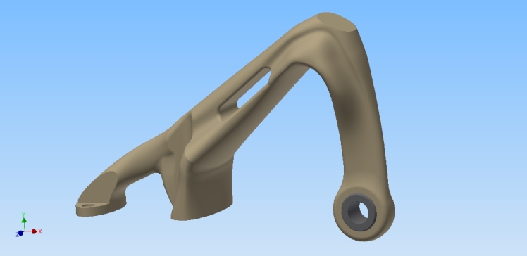 飞机轴承支架仿生