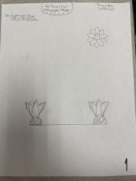 莲花装饰艺术灯