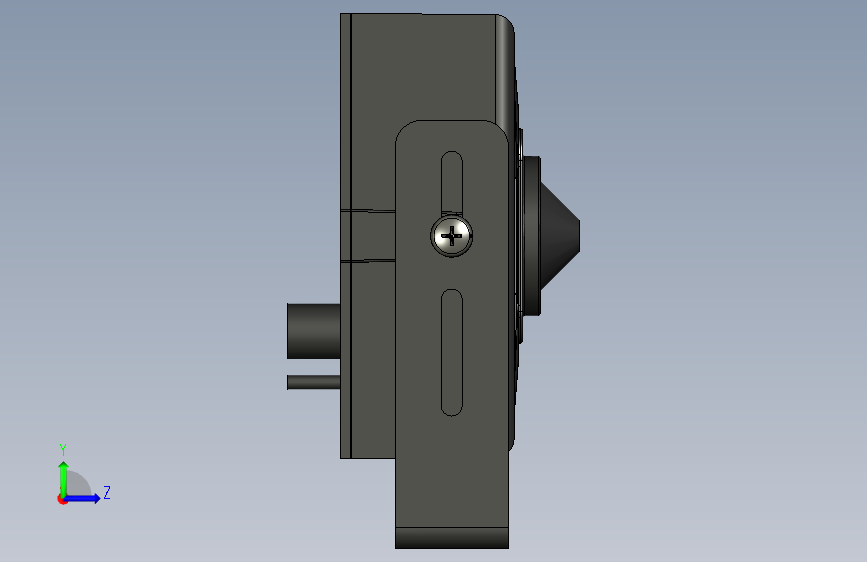 迷你POE IP摄像头 H.264系列 40X40mm 左侧视图
