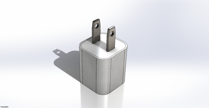 苹果5W USB电源适配器