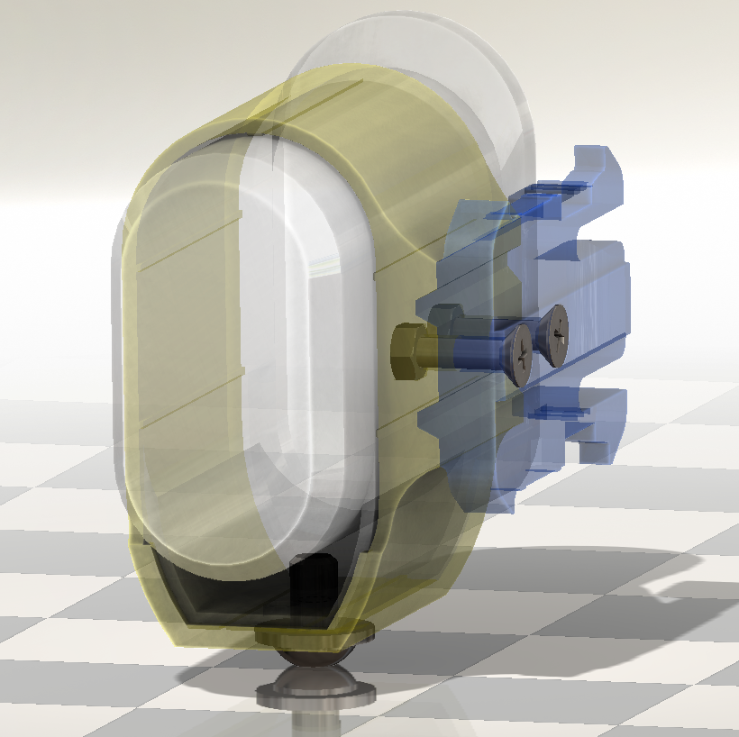 索尼运动相机山地车车架侧装