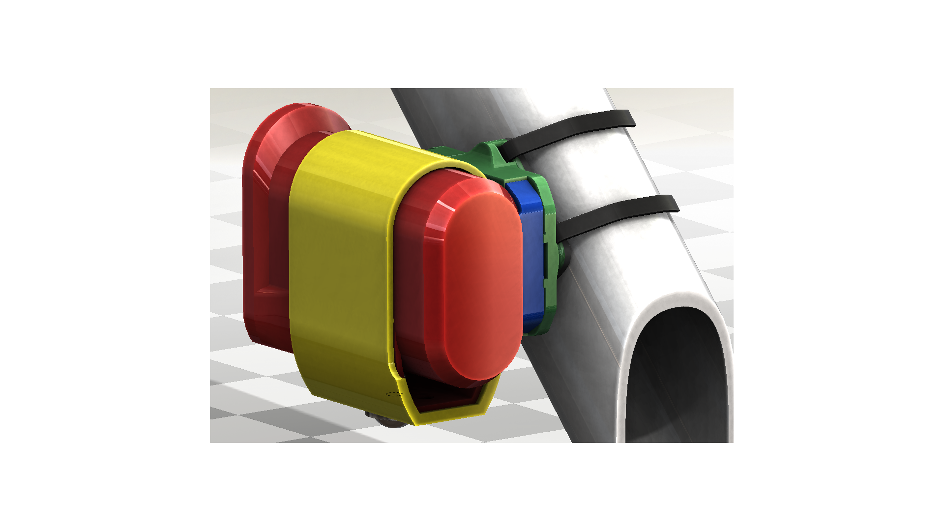 索尼运动相机山地车车架侧装