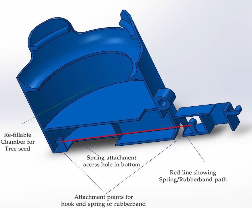 重新播种者保湿系统 - 因瓶子挑战重新造林