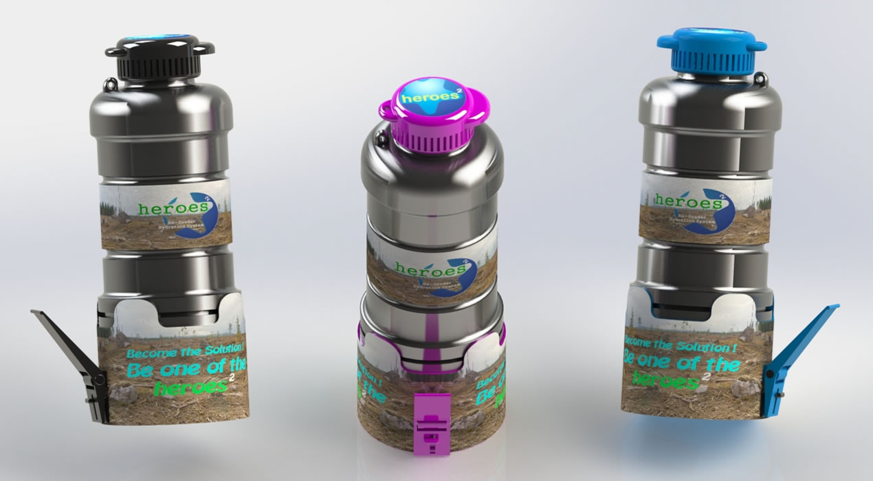 重新播种者保湿系统 - 因瓶子挑战重新造林