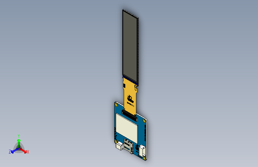 3.71 英寸 240x960 条形 HMI 显示屏 智能 Smart UART TFT LCD
