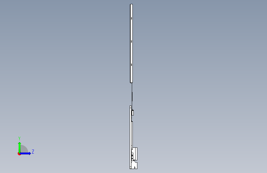 3英寸360x640条形HMI显示智能智能UART TFT液晶显示屏 左侧视图