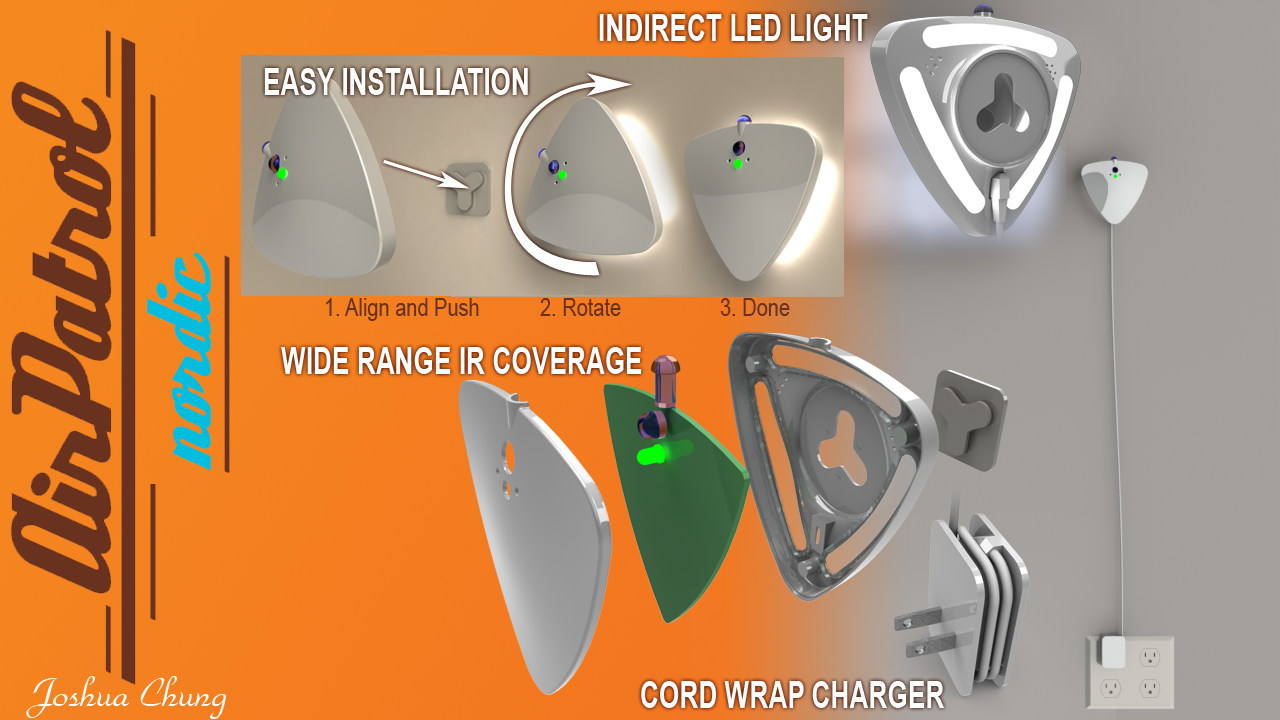 AirPatrol 管壳设计 由 Joshua Chung