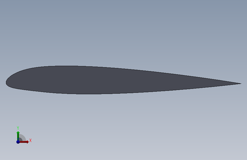 NACA 23012 翼型截面