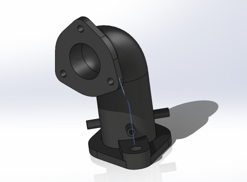 TUGAS SOLIDWORK 管道连接