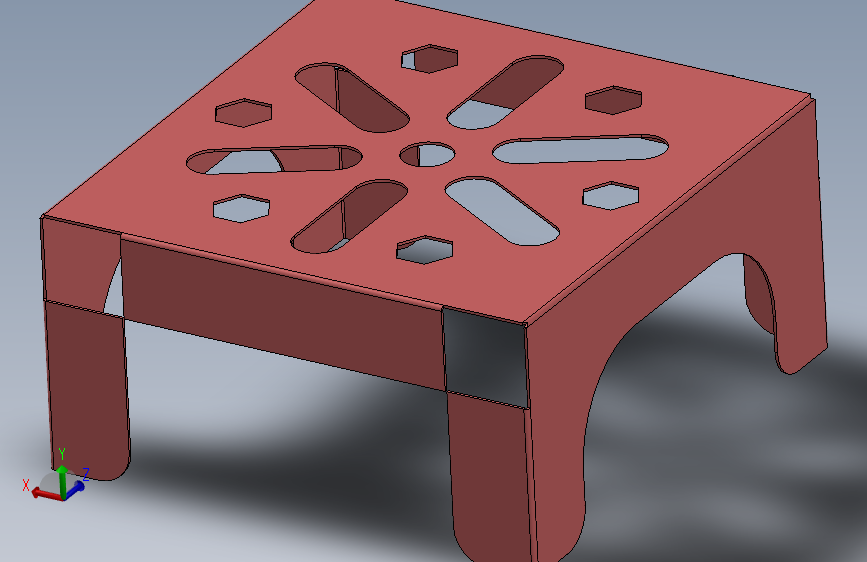 钣金厨房凳 CNC 等离子项目
