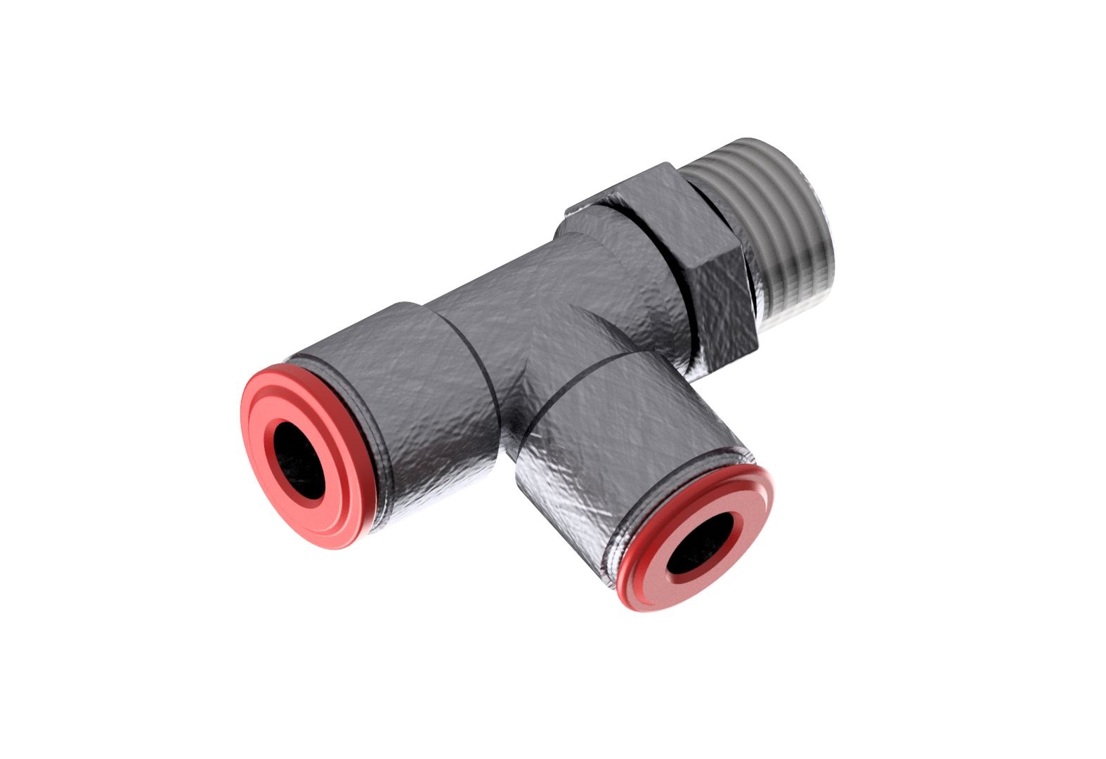 定心三通阳接头适配器