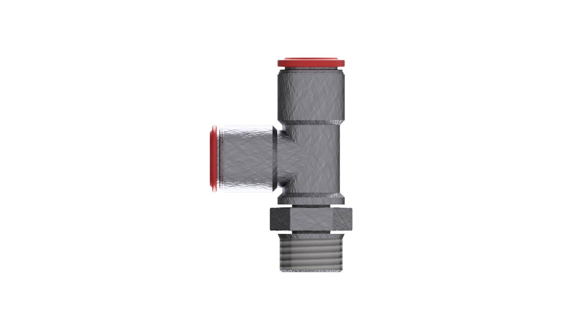 定心三通阳接头适配器