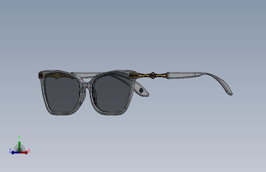 蝴蝶 sunglasses 主视图