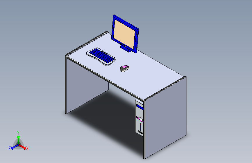 solidworks电脑操作台 944097