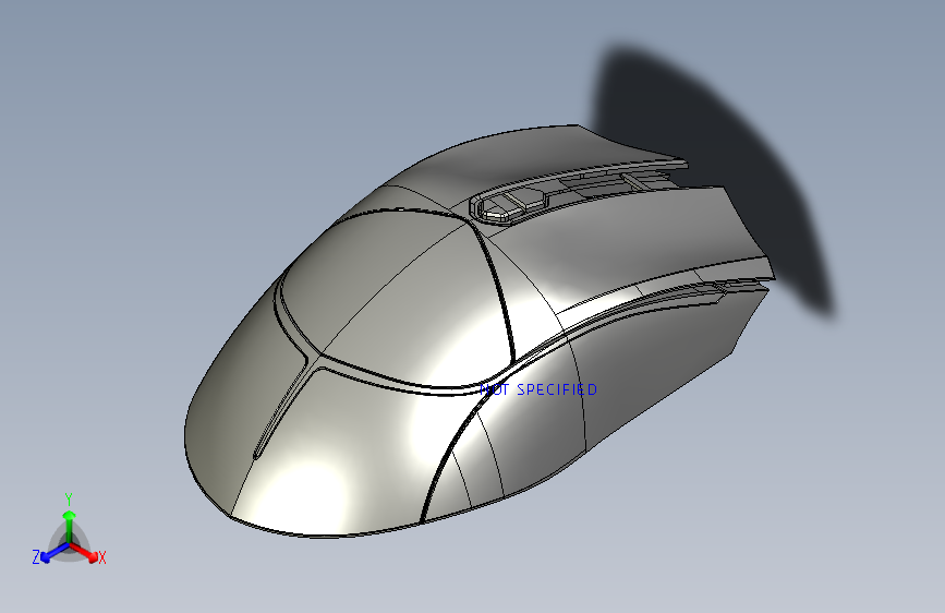 鼠标3D模型图纸728737