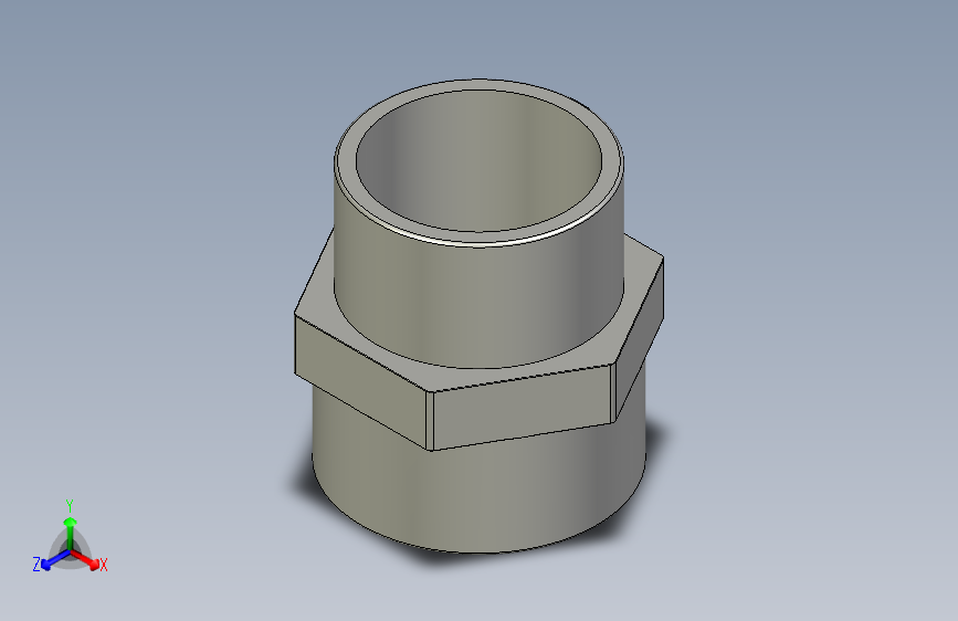 阳螺纹适配器 (MTA) - 40mm PVC 管