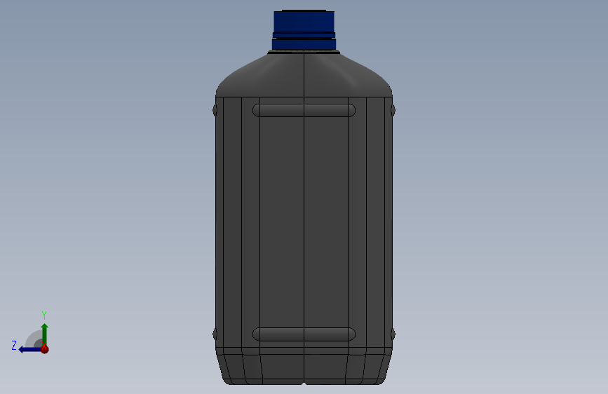 5L塑料汽油桶模型57526==wb05
