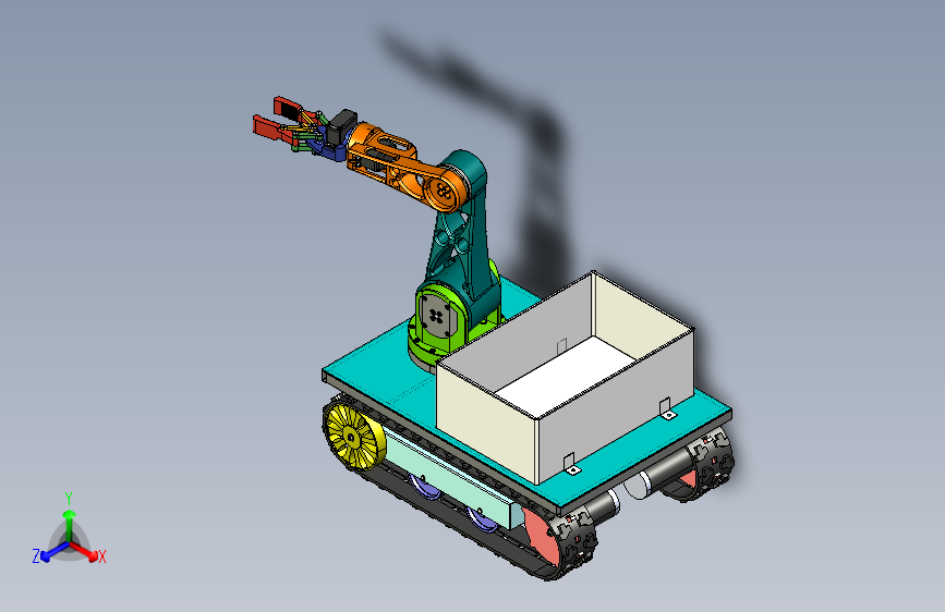 水果采摘机器人3D模型三维 通用格式  1039076