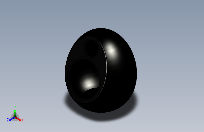 3D 可打印 - Egg Woofer 案 7英寸低音和3英寸高音