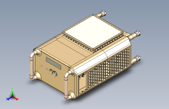 3D 可打印的 PC 机箱 - 迷你 ITX 机箱 ... 并不迷你