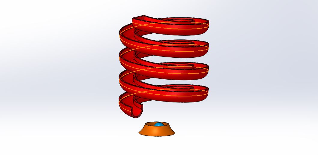 Döner（螺旋_螺旋形）拖拉机 - Solidworks Motion 练习