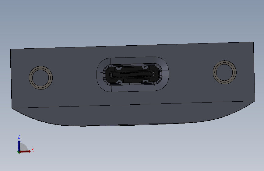 USB-C 印刷电路板面板安装