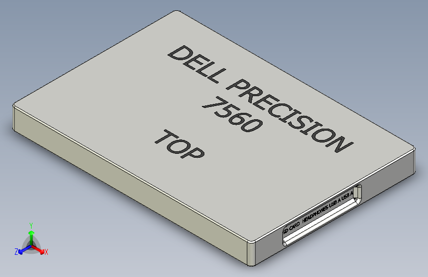 戴尔 Precision 7560 笔记本电脑 空白