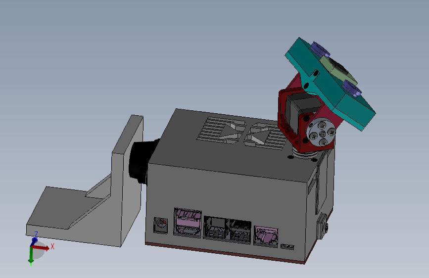 旋转式智能多模态RGB-D-T相机
