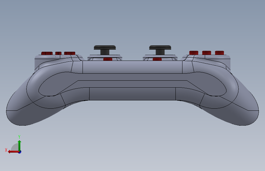 游戏控制器 (2)_SOLIDWORKS 2020_模型图纸下载 – 懒石网