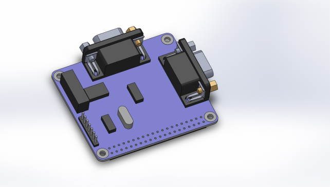 2CH RS232 用于 PI