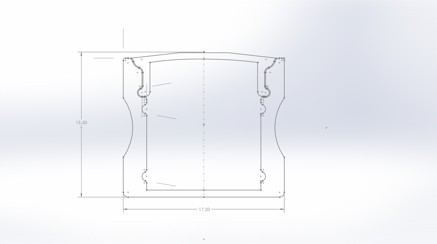 A11 LED铝型材 (17.2x15.5mm)