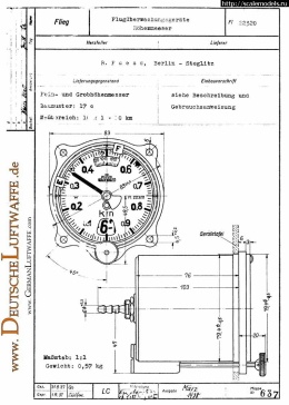 altimetro 高度计 fi22320 ME-109_BF-109 k